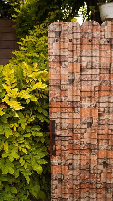 Recinzione Modulare | Steccato TISA | Muro Granito | Effetto Pietra | IN ACCIAIO ZINCATO