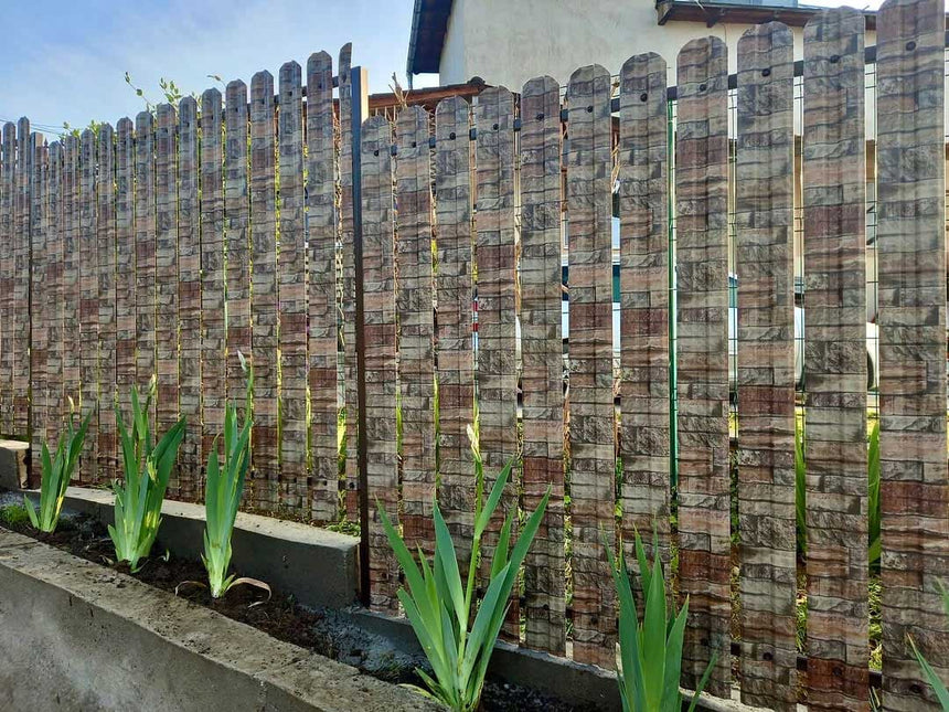 Recinzione Modulare | Steccato TISA | Muro Granito | Effetto Pietra | IN ACCIAIO ZINCATO