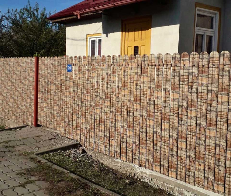 Recinzione Modulare | Steccato TISA | Muro Granito | Effetto Pietra | IN ACCIAIO ZINCATO