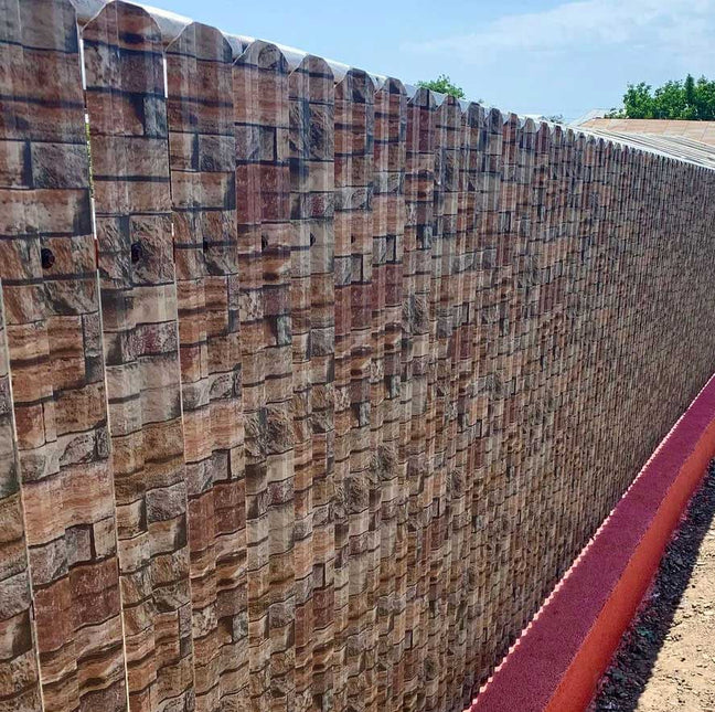 Recinzione Modulare | Steccato TISA | Muro Granito | Effetto Pietra | IN ACCIAIO ZINCATO