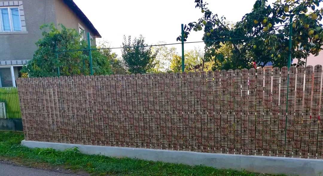 Recinzione Modulare | Steccato TISA | Muro Granito | Effetto Pietra | IN ACCIAIO ZINCATO