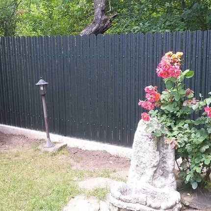 Recinzione Per Laghetto Con Archi - Verde, Metallica, Set Da 11 Pezzi (5 Pannelli + 6 Pali) - Foto 9