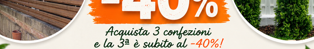 Super Offerta Estiva Recinti Modulari: 3ª confezione al 40% di sconto sugli steccati SIMETRICA e TISA, viti incluse e spedizione gratuita da 599€